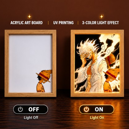 One Piece LUFFY - LED Light Painting Frame